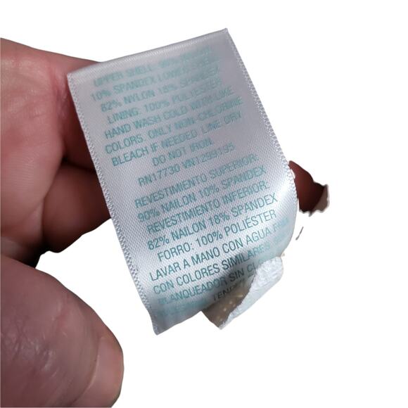 Kona Sol Swimsuit Womens Small One Piece Ribbed High Coverage Crisscross AFK70 - Picture 6 of 7